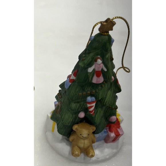 Nikko Christmastime Christmas Tree Ornament Set Of 2 Made in Korea VTG with box - Picture 9 of 11